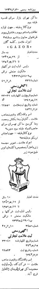 خبر روزنامه رسمی شماره 5444 چاپ شده در تاريخ 1342/07 دقت 100 درباره شرکت کف