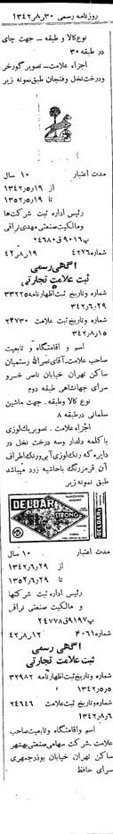 خبر روزنامه رسمی شماره 5469 چاپ شده در تاريخ 1342/08 دقت 100 درباره شرکت صنعتی بهشهر
