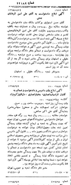 خبر روزنامه رسمی شماره 12189 چاپ شده در تاريخ 1365/10 دقت 81 درباره شرکت تسهیلات بازرگانی و صنعتی